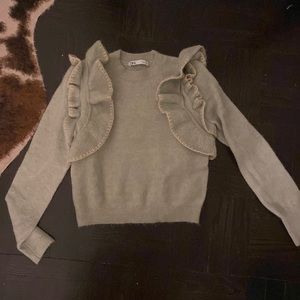 Mint green Zara sweater